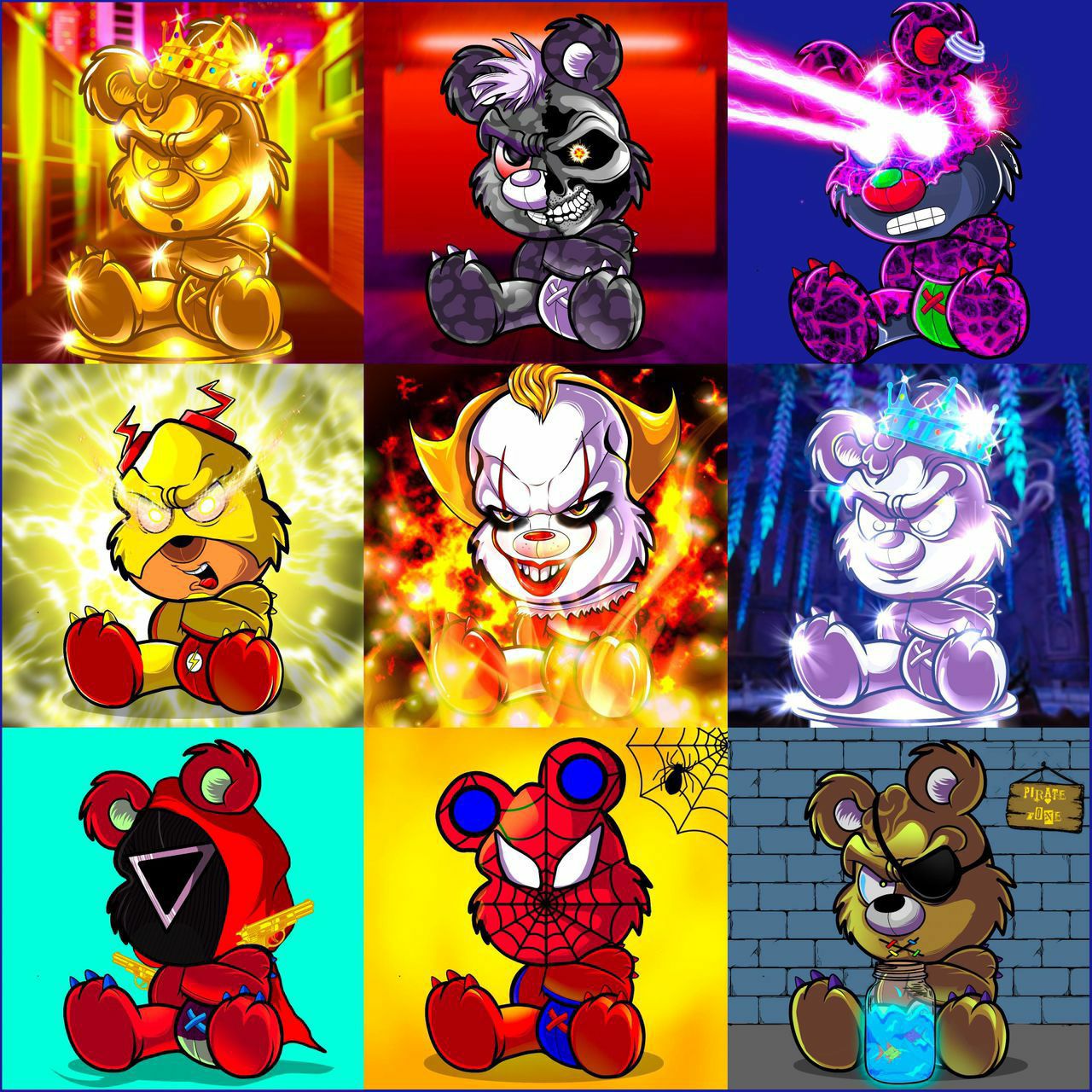Trap Bears 3x3